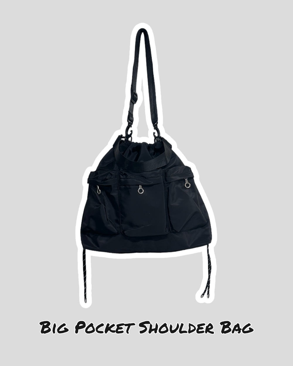 two-way big pocket shoulder bag